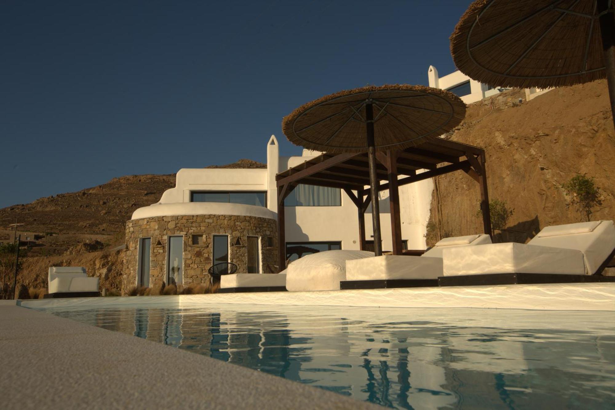 Hom Mykonos - Seaview Villa With Private Pool Mykonos Town Exterior photo