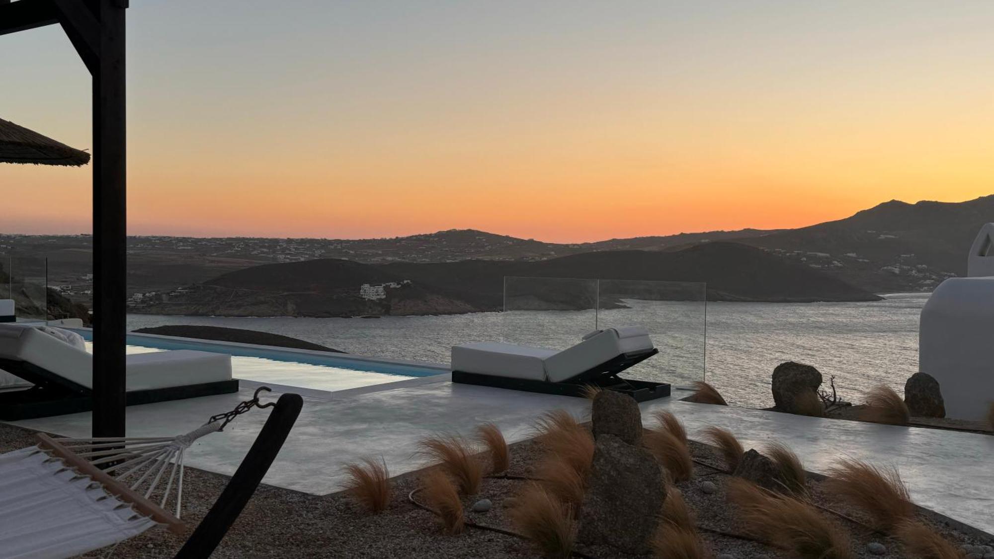 Hom Mykonos - Seaview Villa With Private Pool Mykonos Town Exterior photo