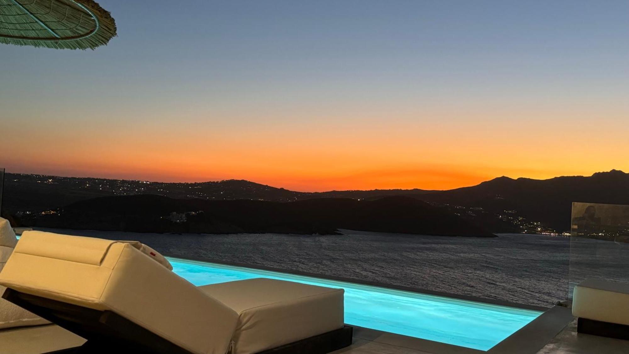 Hom Mykonos - Seaview Villa With Private Pool Mykonos Town Exterior photo