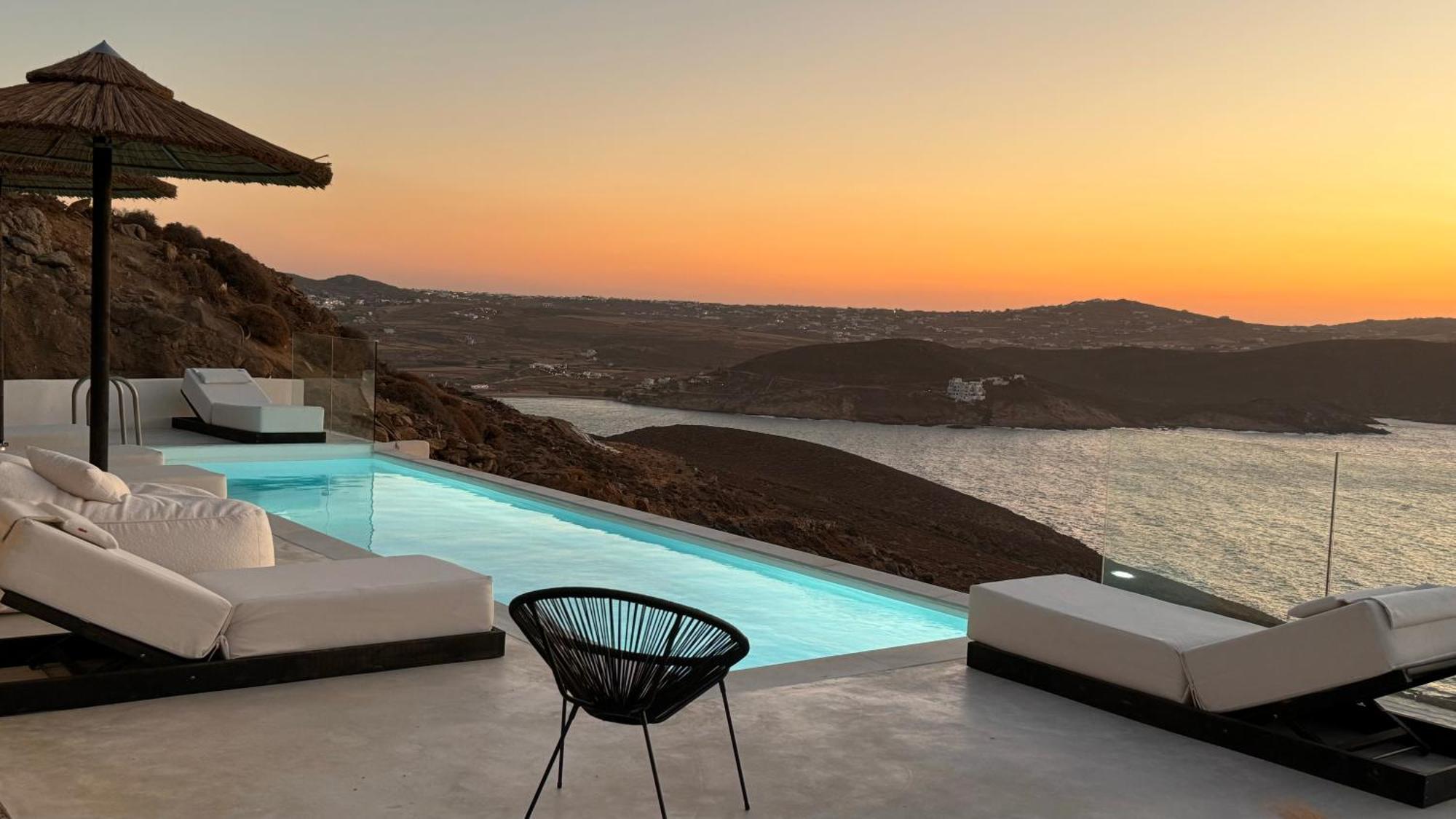 Hom Mykonos - Seaview Villa With Private Pool Mykonos Town Exterior photo