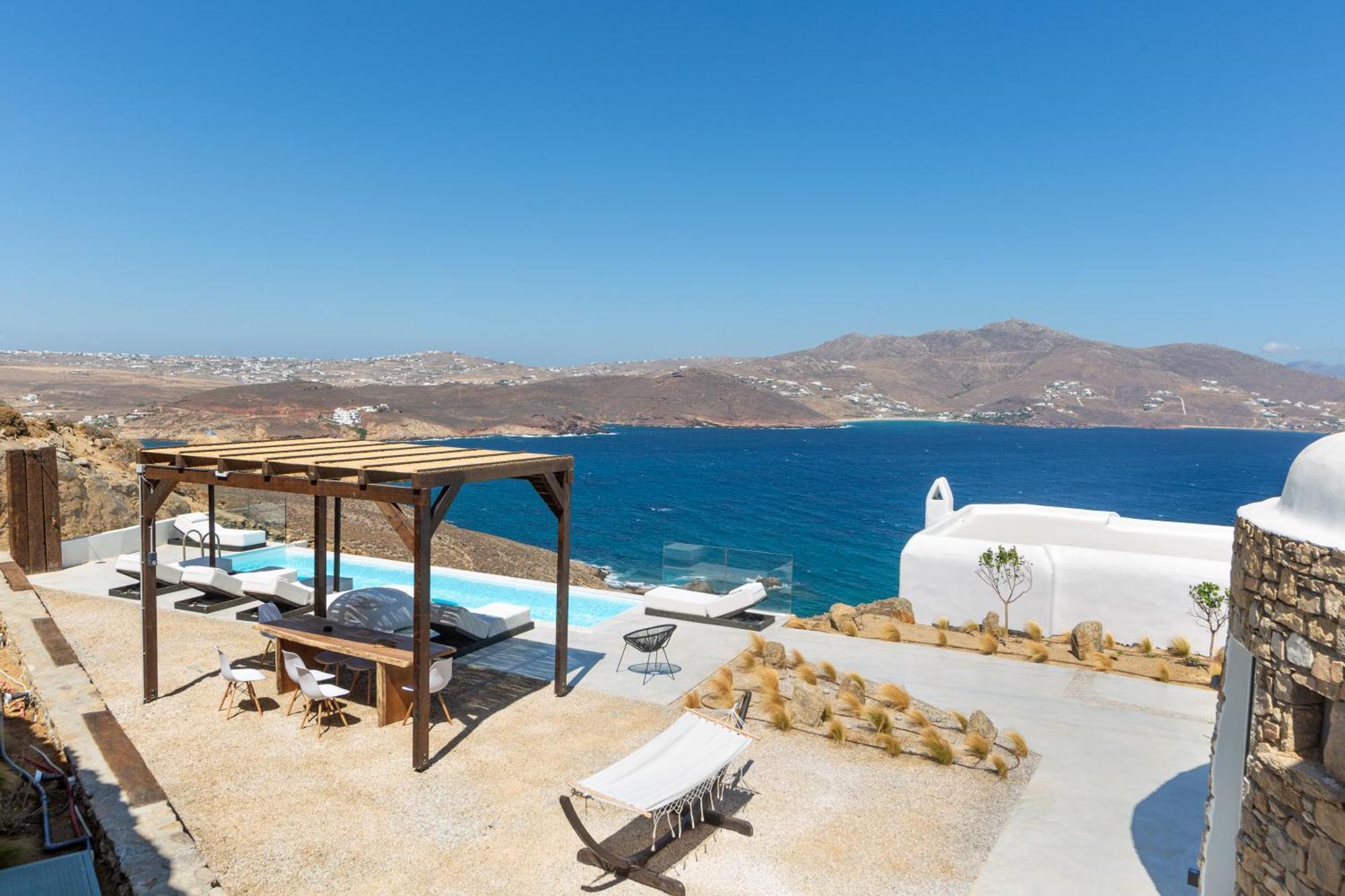 Hom Mykonos - Seaview Villa With Private Pool Mykonos Town Exterior photo