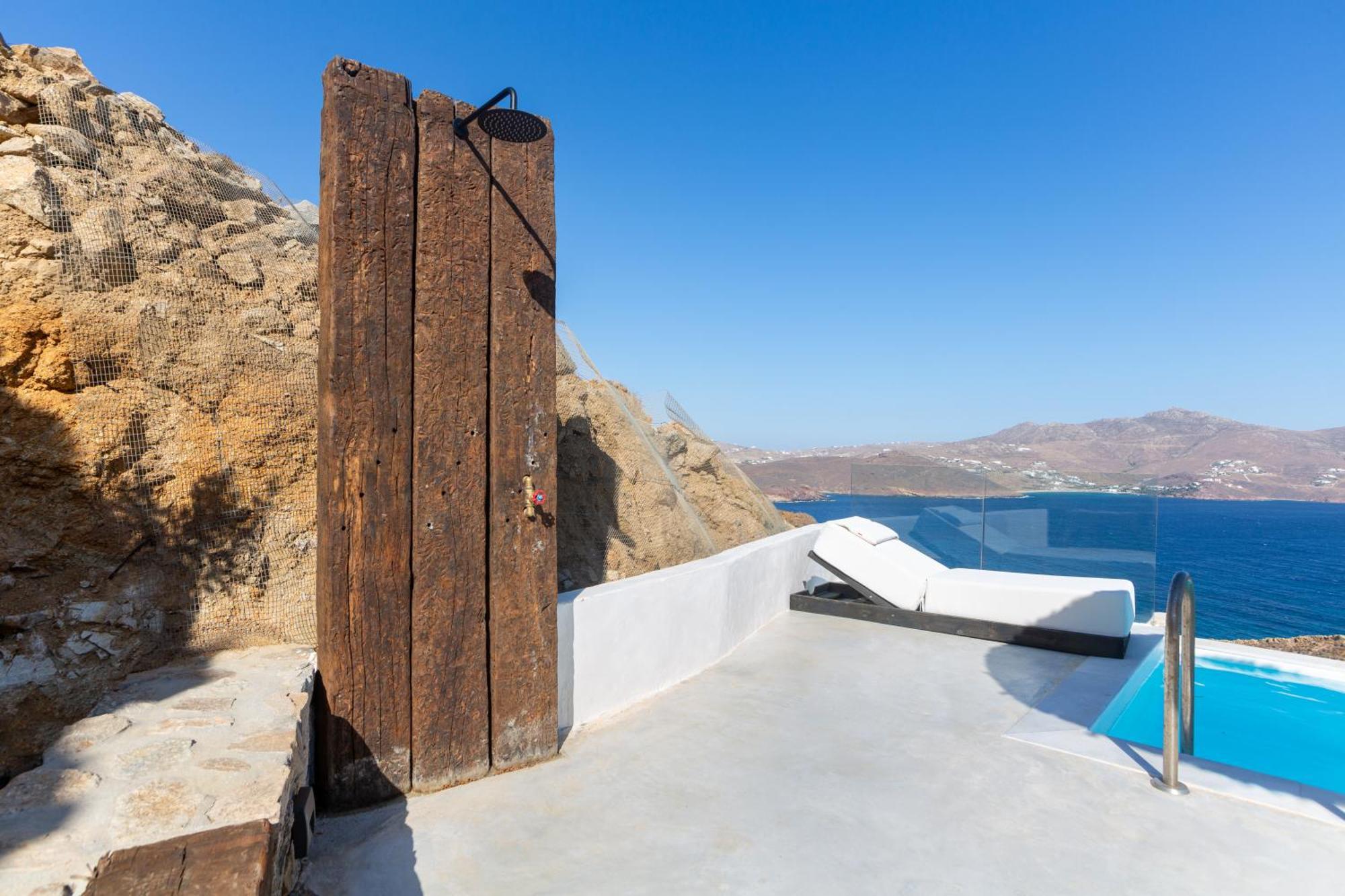 Hom Mykonos - Seaview Villa With Private Pool Mykonos Town Exterior photo