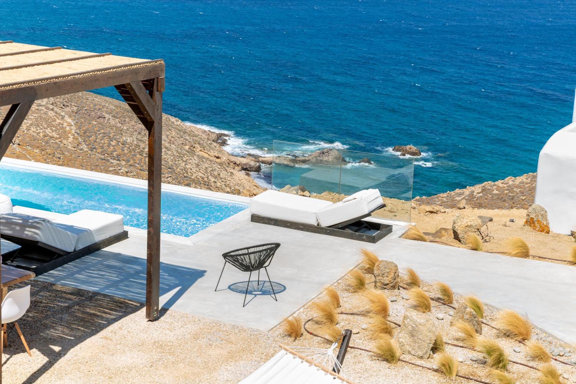 Hom Mykonos - Seaview Villa With Private Pool Mykonos Town Exterior photo