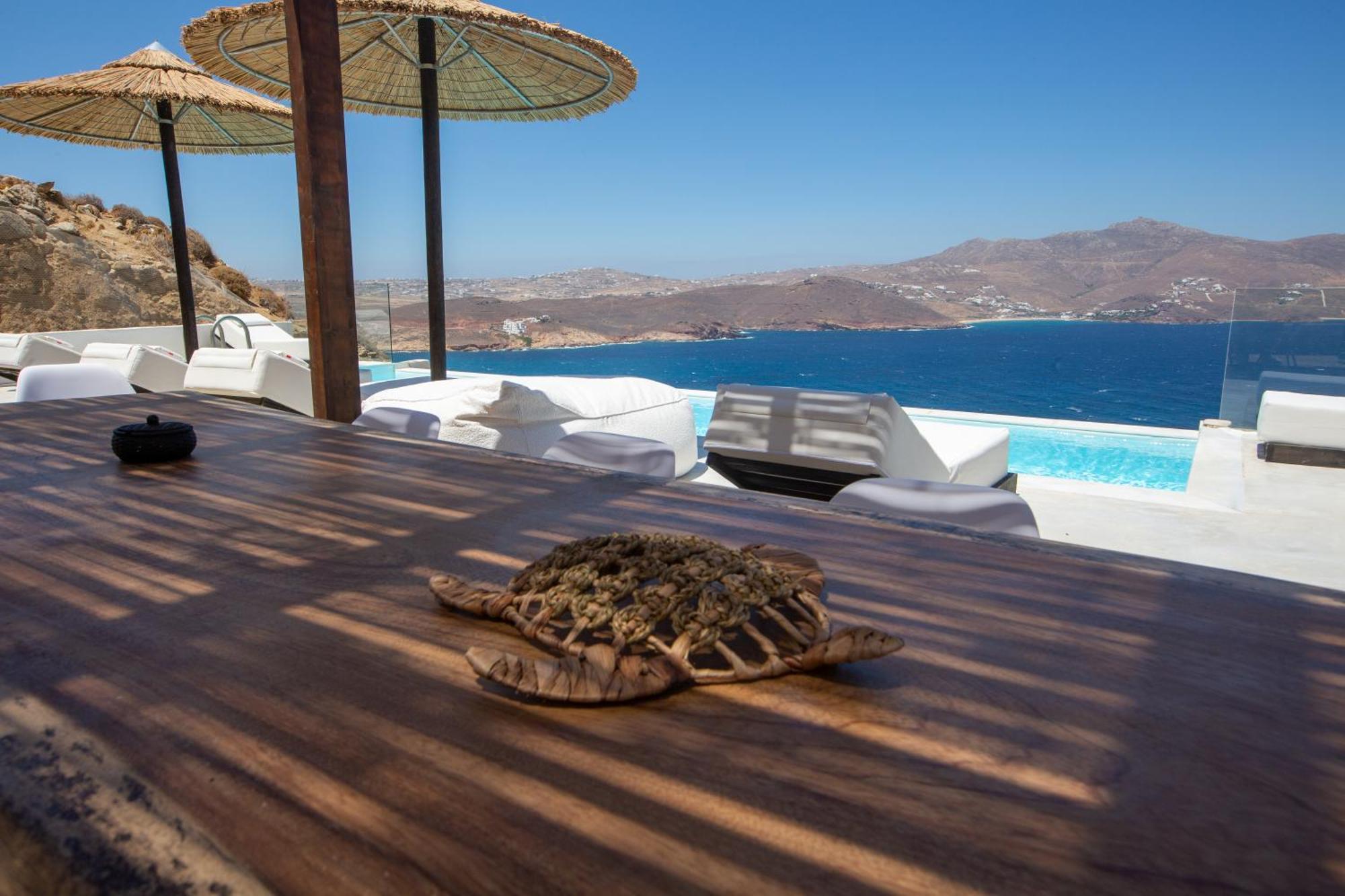 Hom Mykonos - Seaview Villa With Private Pool Mykonos Town Exterior photo