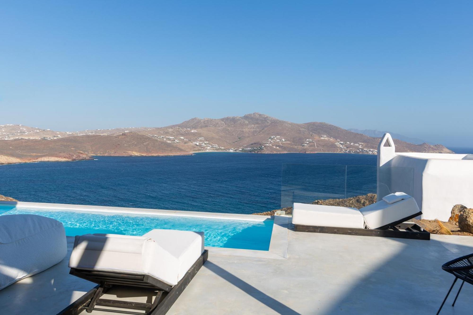 Hom Mykonos - Seaview Villa With Private Pool Mykonos Town Exterior photo